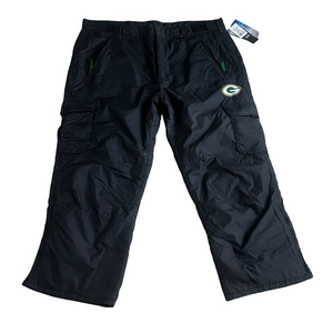 NFL Black snow Pants with Green Bay packers Logo